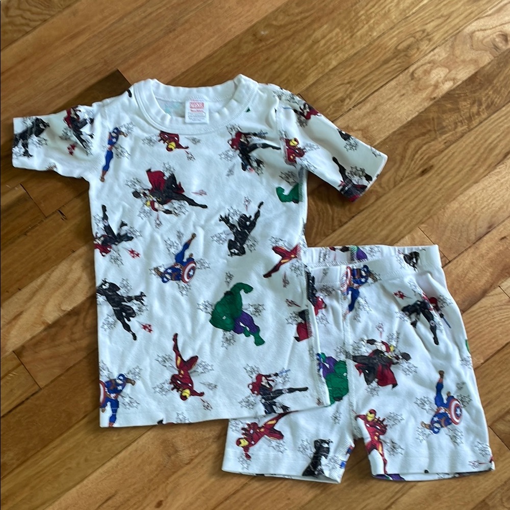 Hanna Andersson marvel Superhero Print Kids Pajama Set